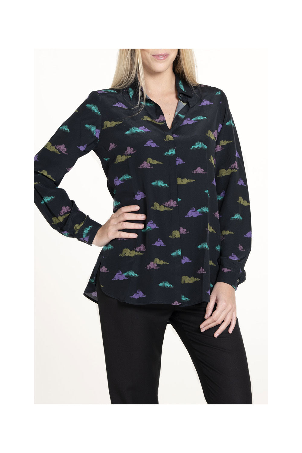 Nube shirt Nuvola/black background