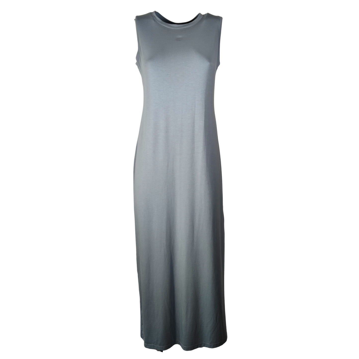 Queen dress in pearl gray jersey