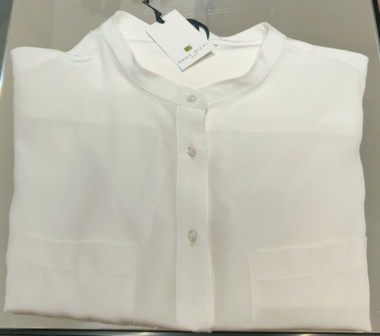 Camicia in seta  "Unique" bianco seta