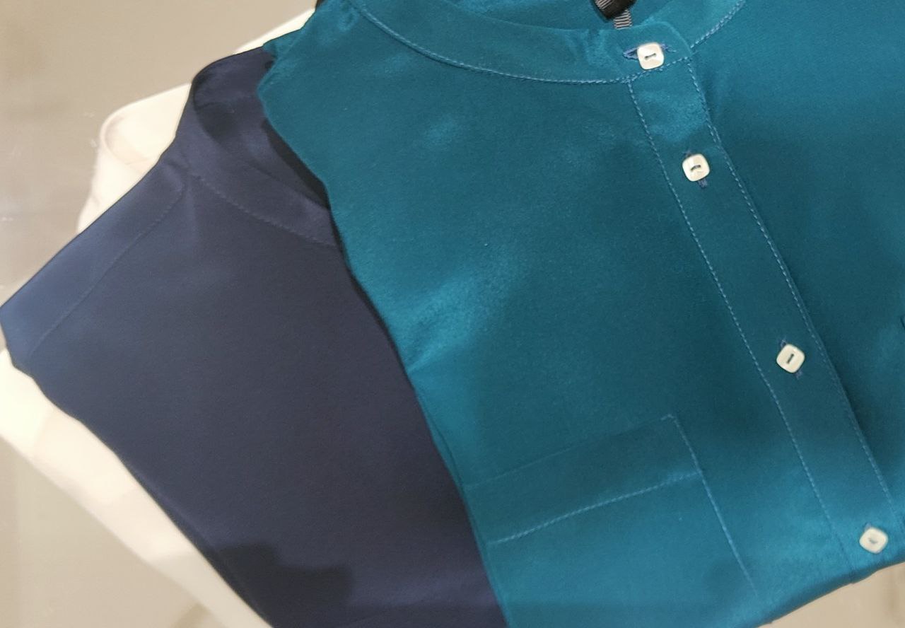 Camicia in seta  "Unique" bianco seta