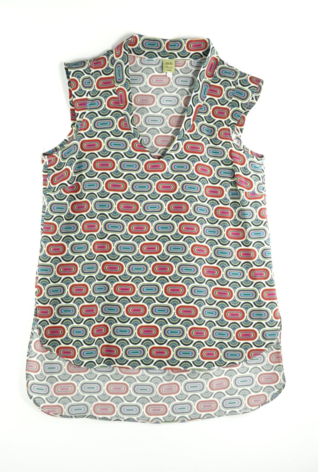 Camicia London fantasia ovali  su bianco