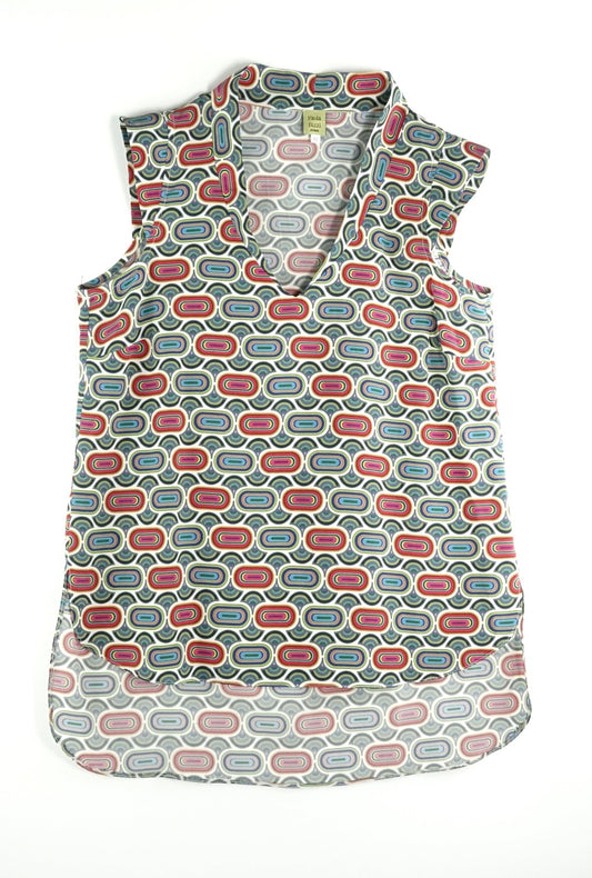 Camicia London fantasia ovali  su bianco