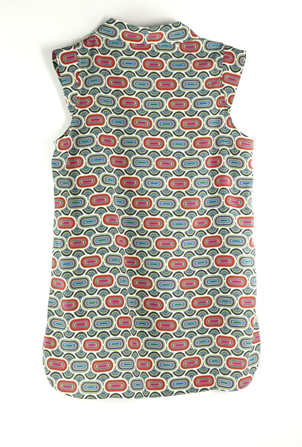 Camicia London fantasia ovali  su bianco